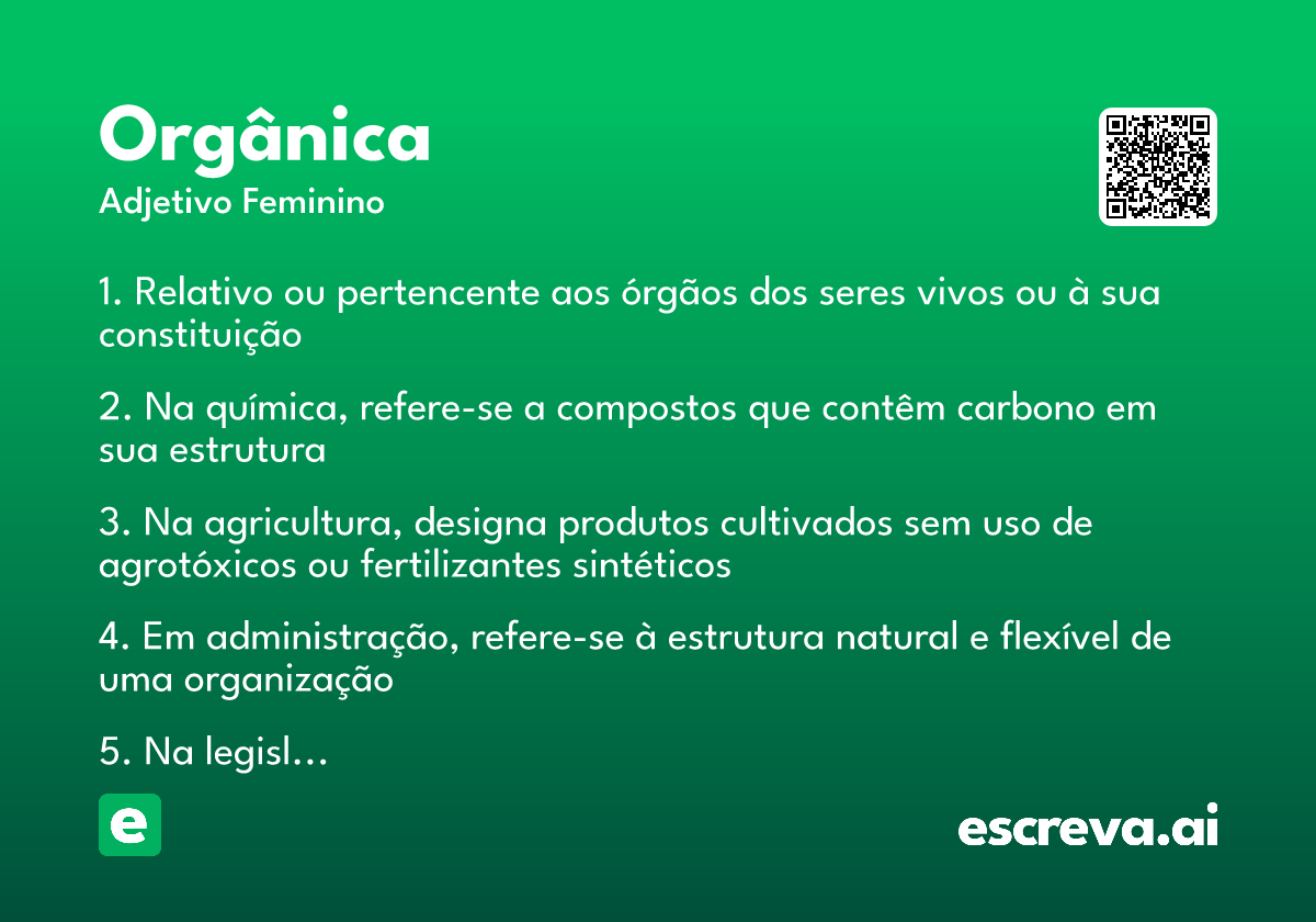 orgânica