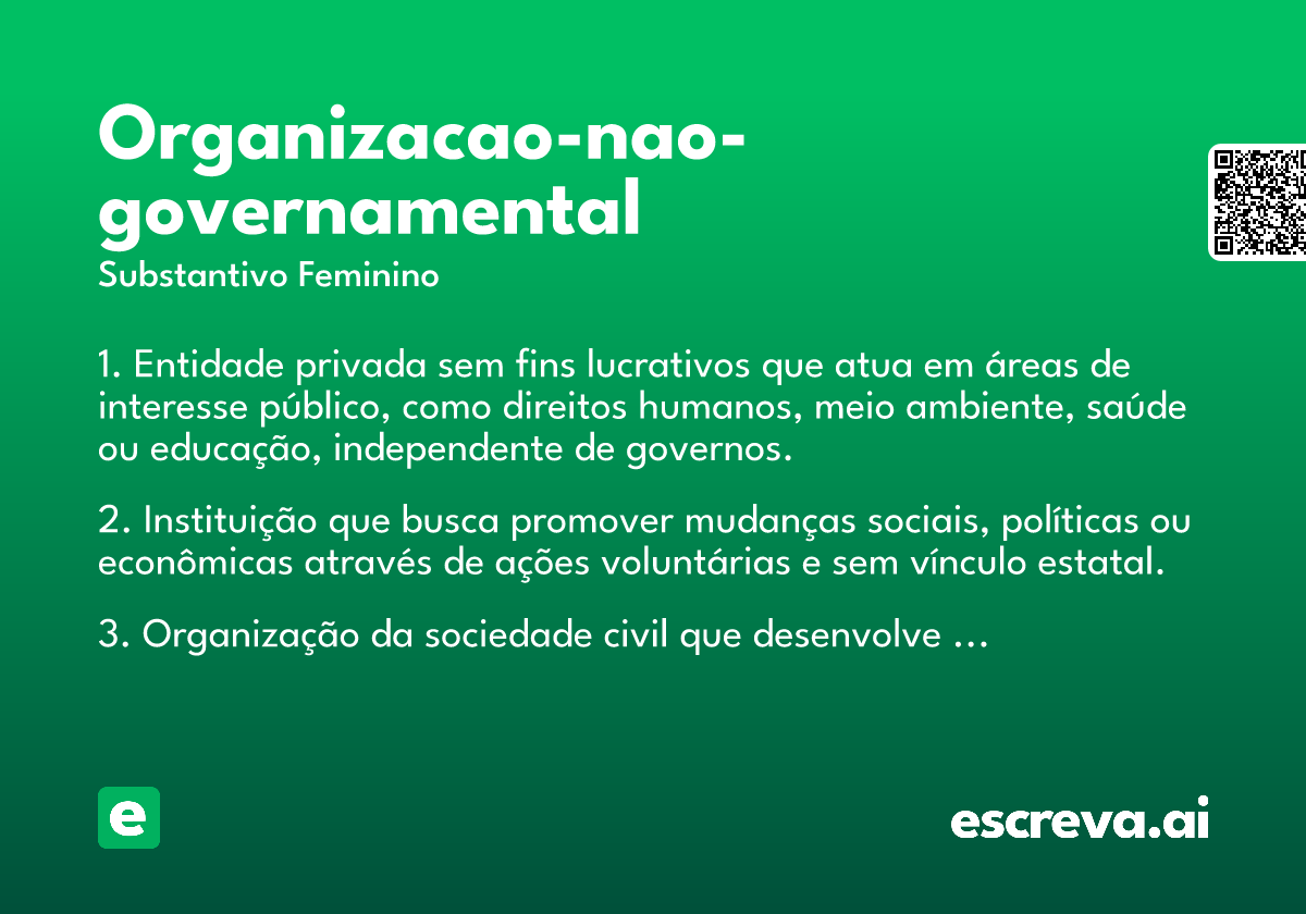 organizacao-nao-governamental