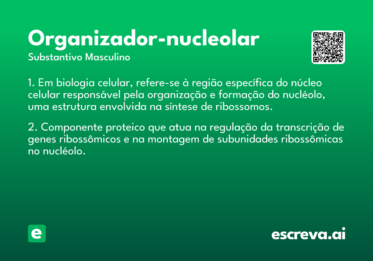 organizador-nucleolar