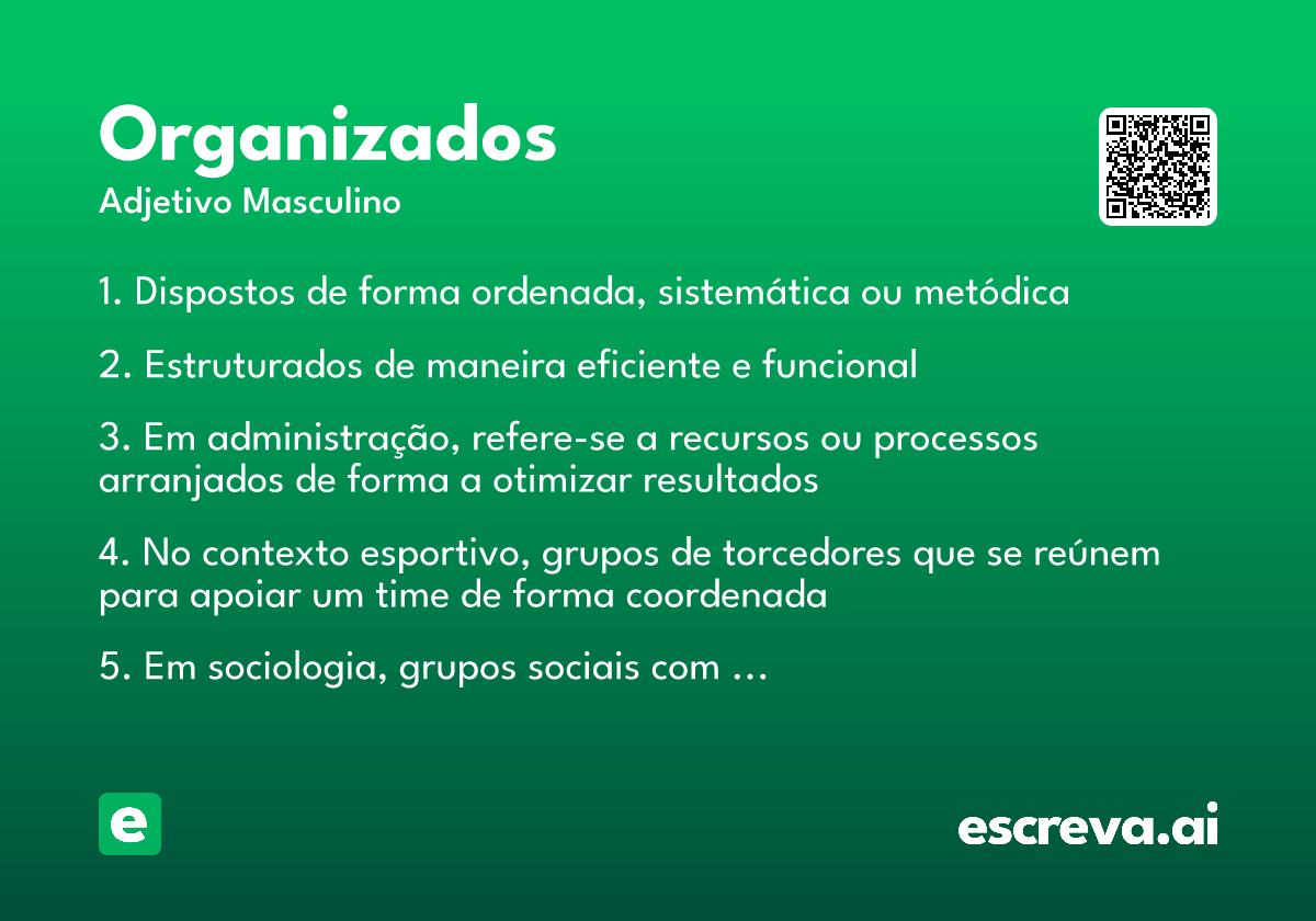 organizados