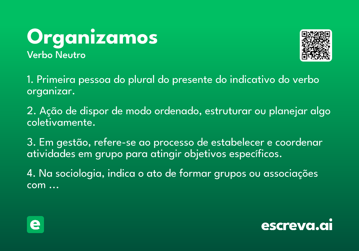 organizamos