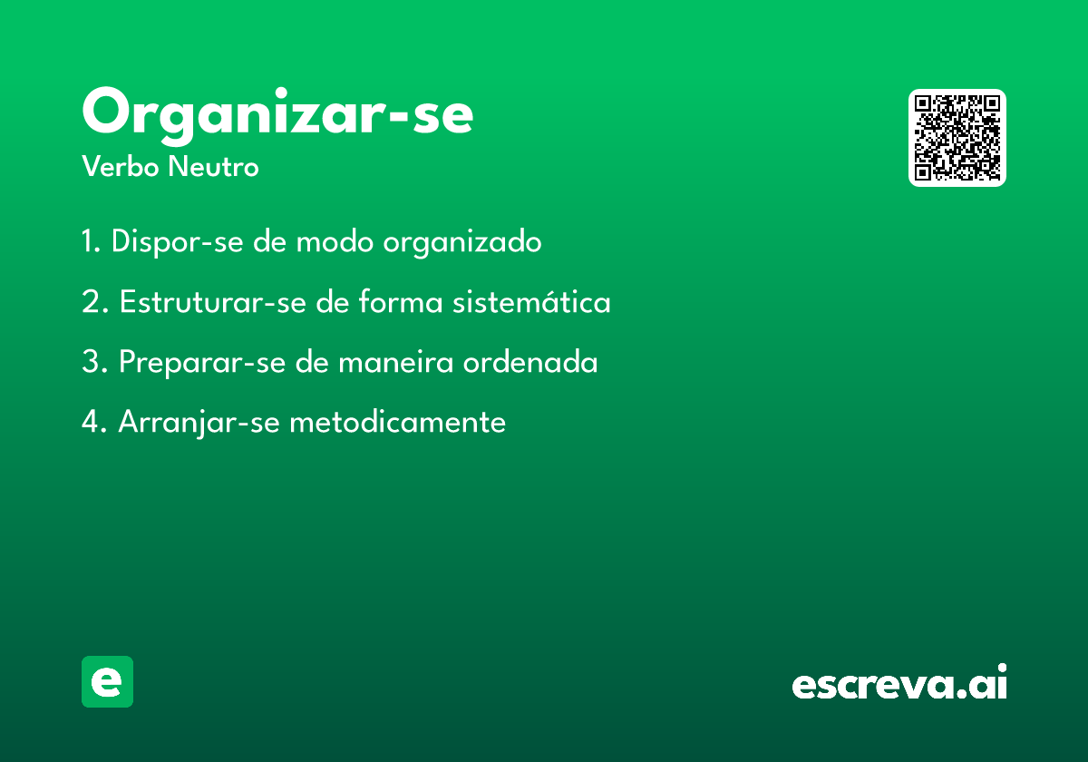 organizar-se