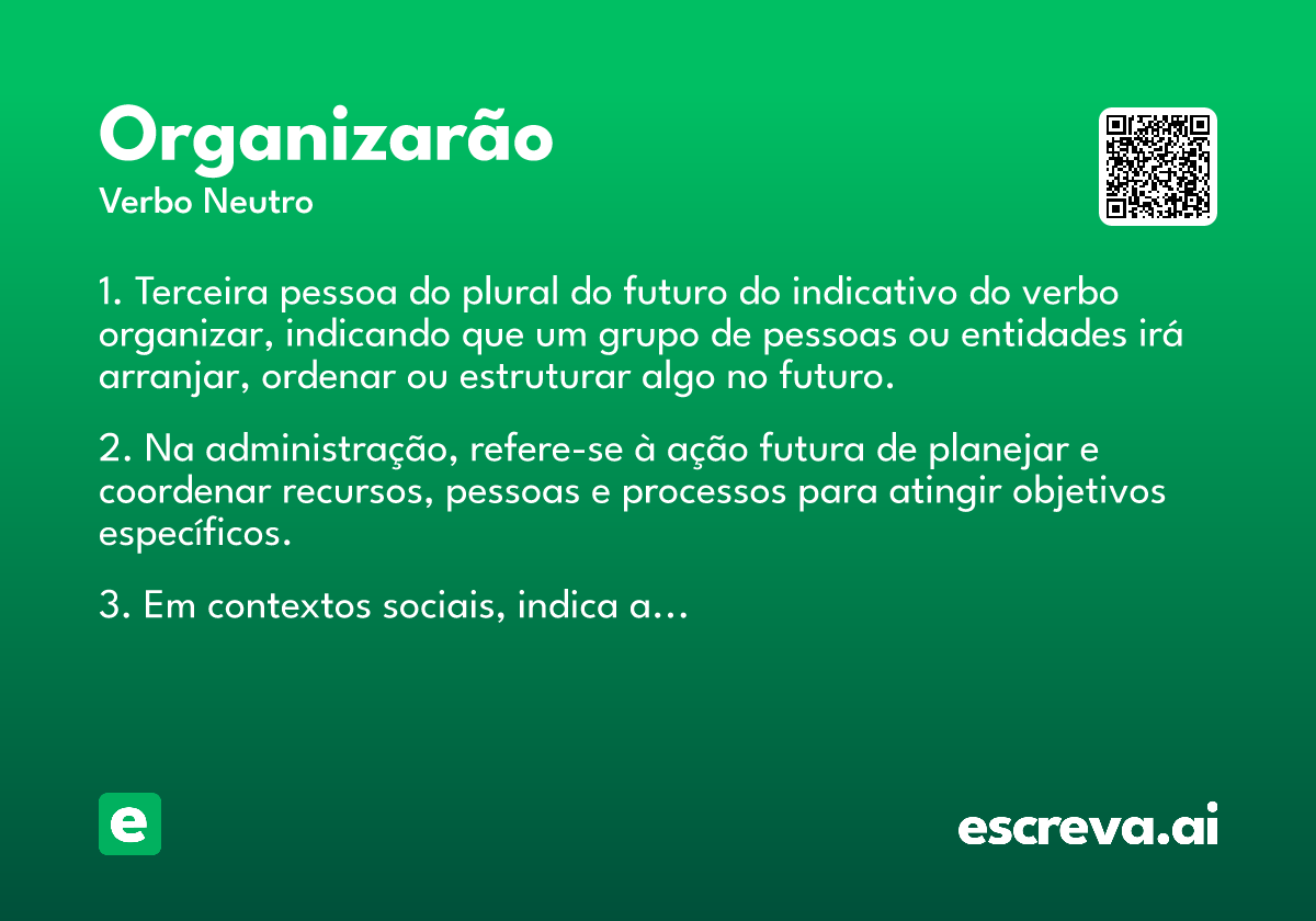 organizarão