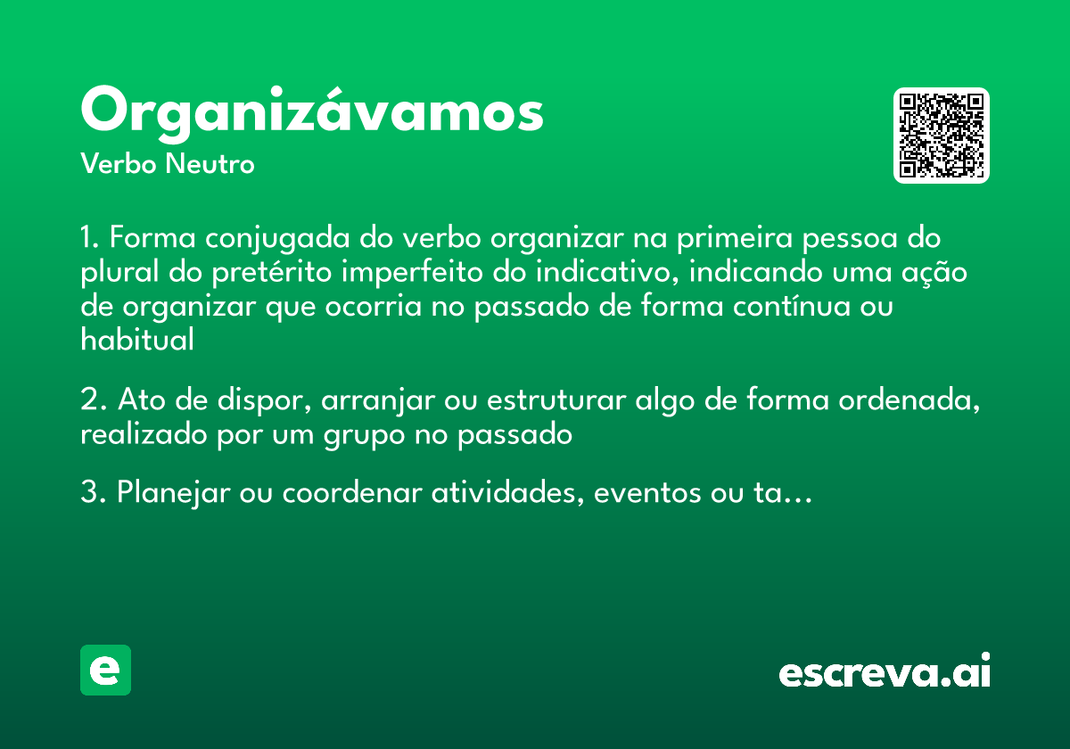 organizávamos