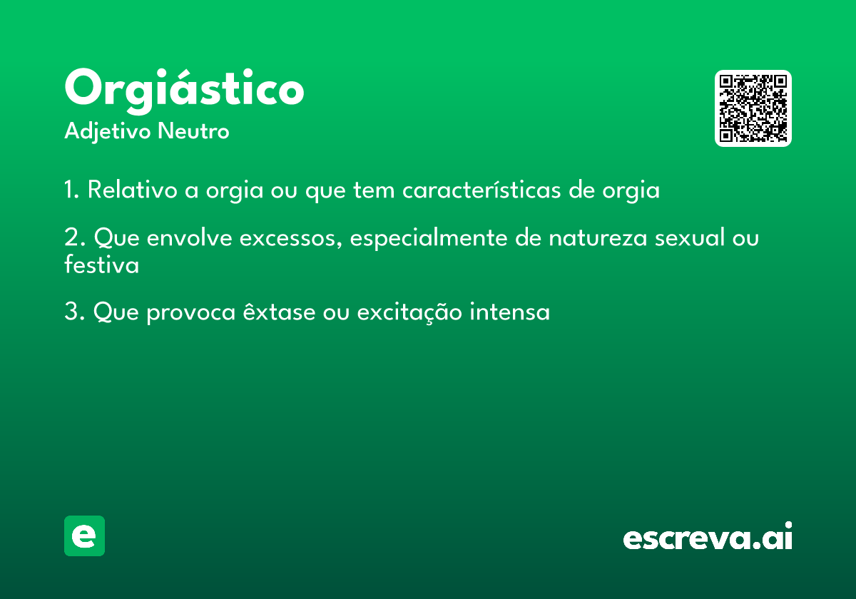 orgiástico