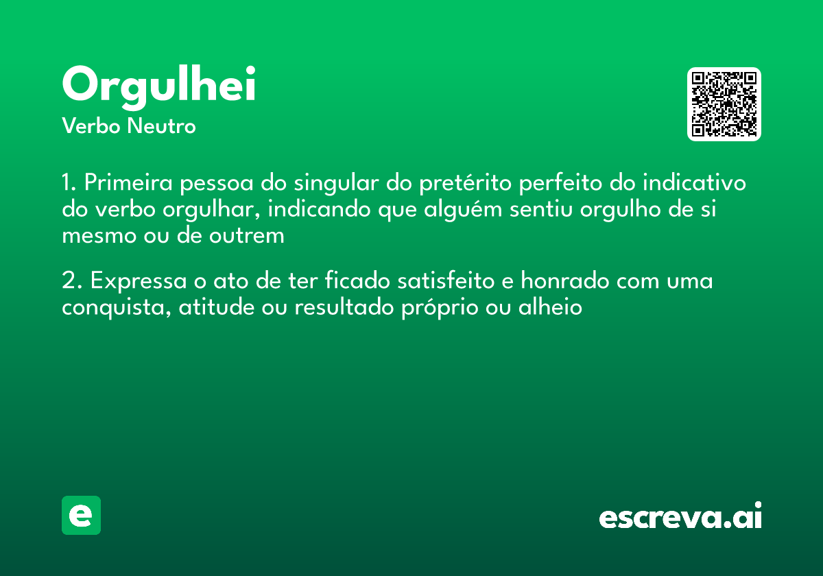 orgulhei