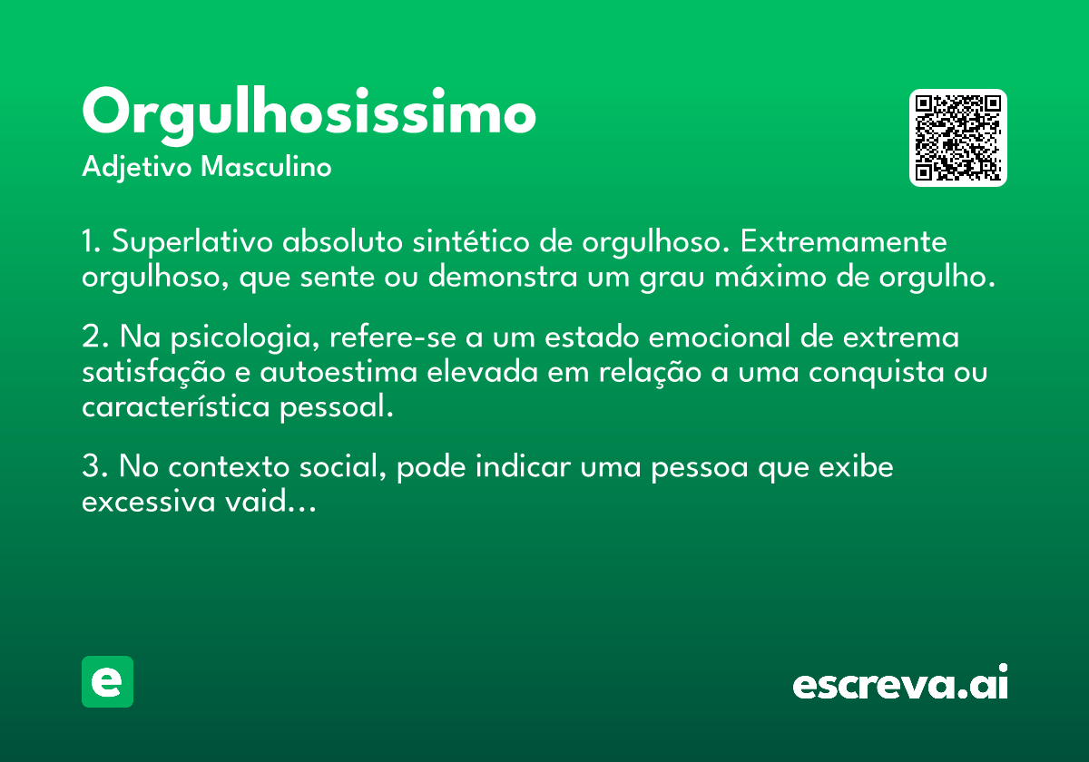 orgulhosissimo