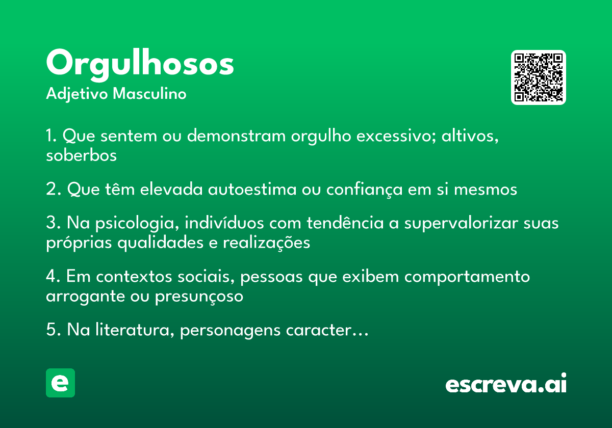 orgulhosos