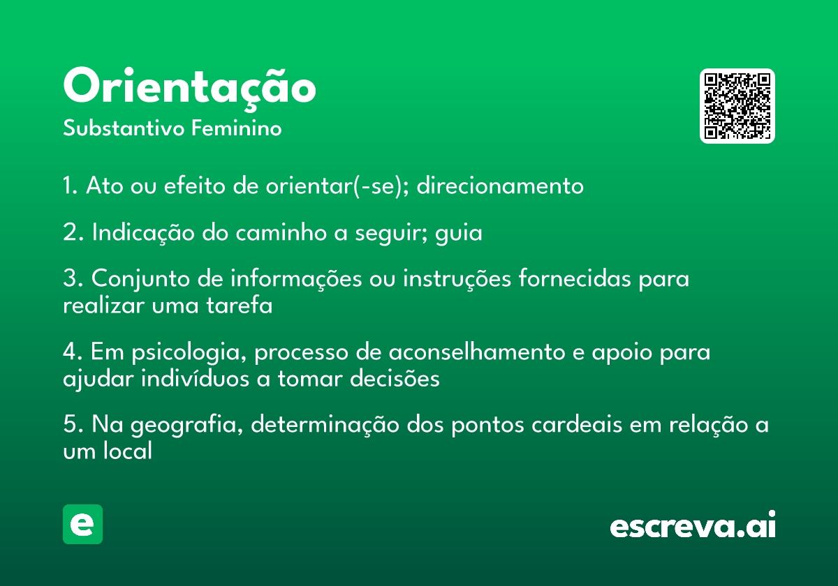orientação