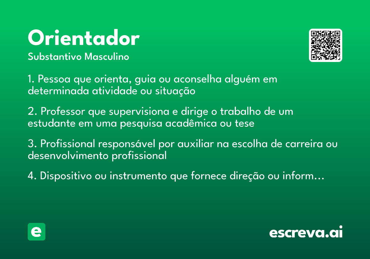 orientador