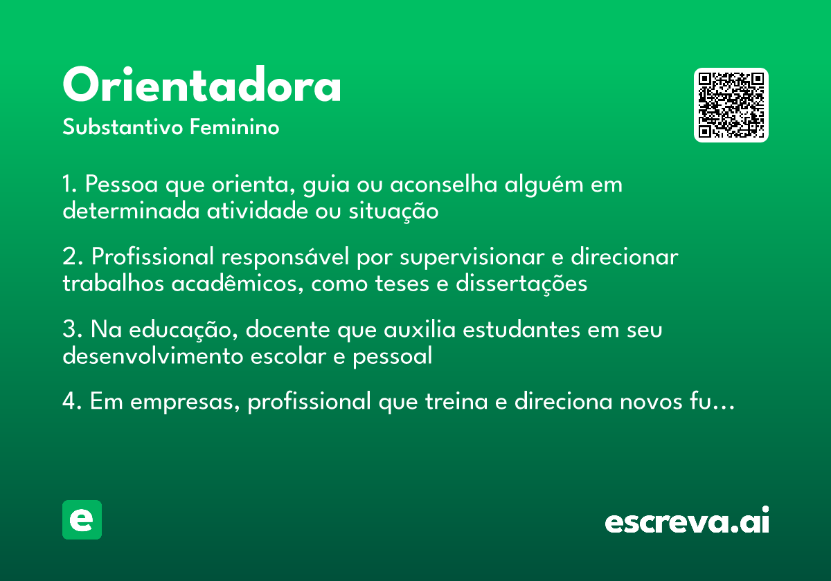 orientadora