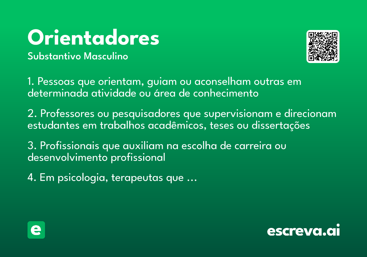 orientadores