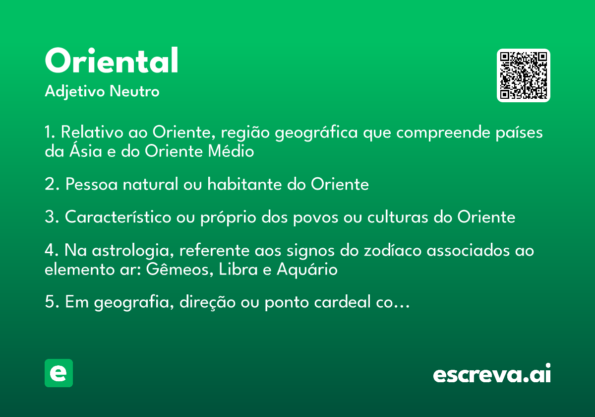 oriental