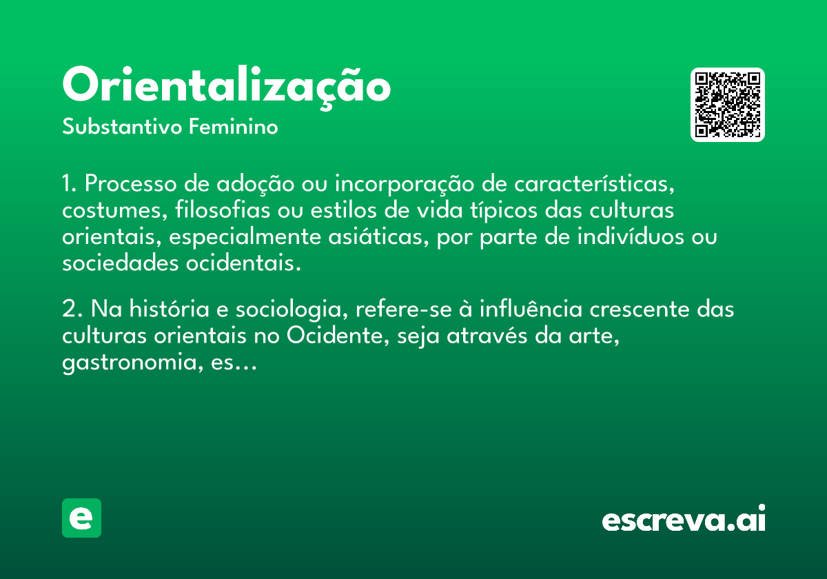 orientalização