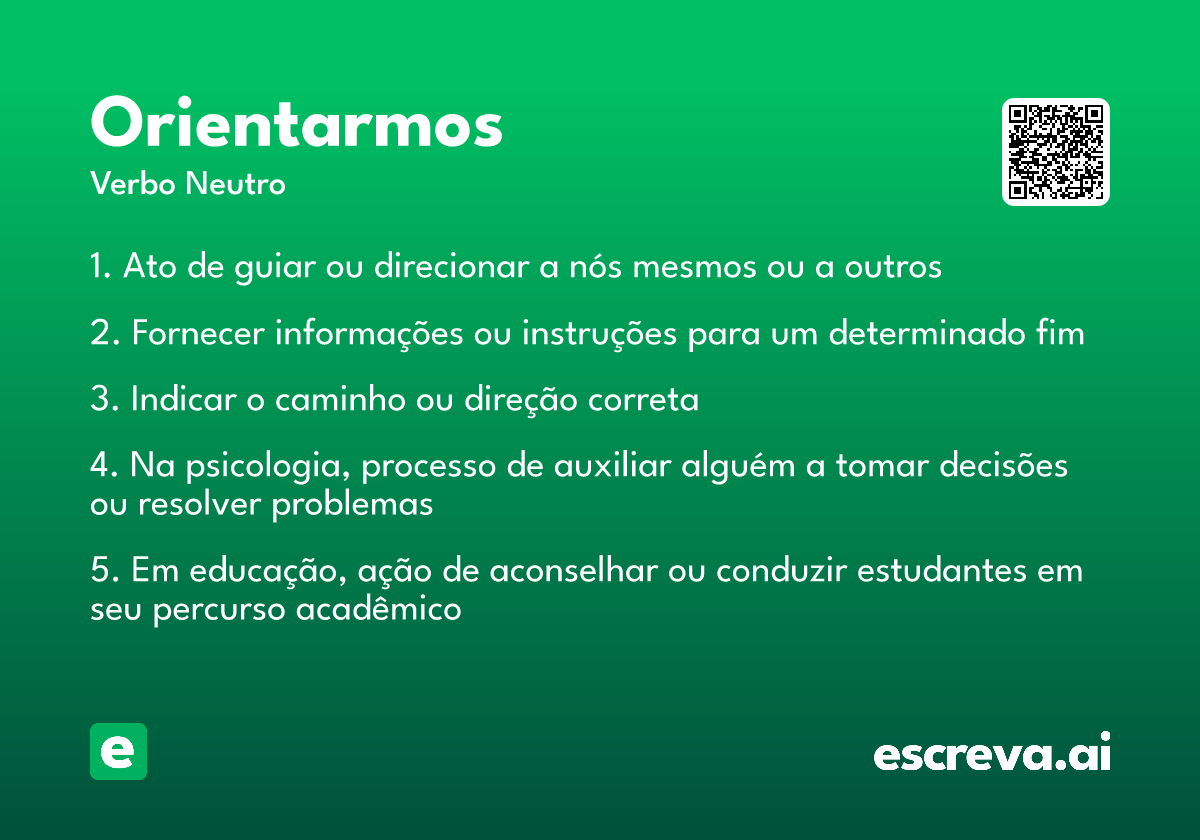 orientarmos