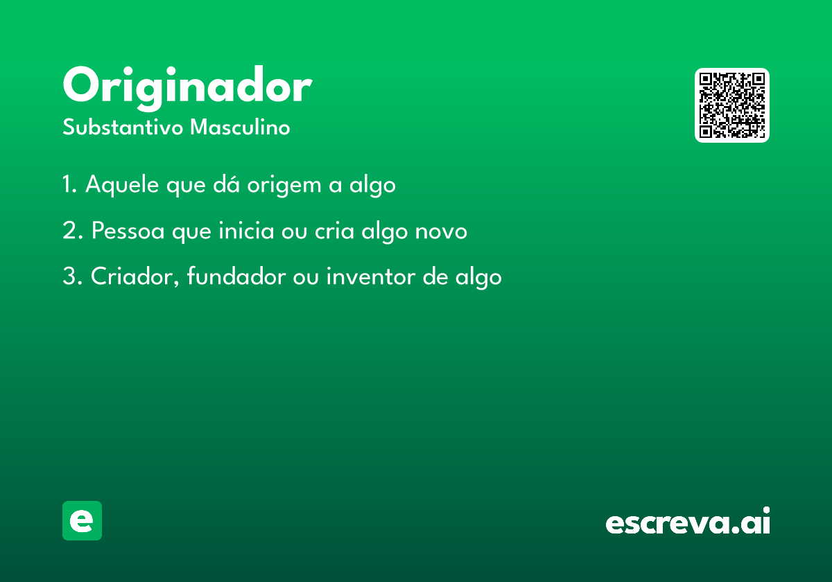 originador