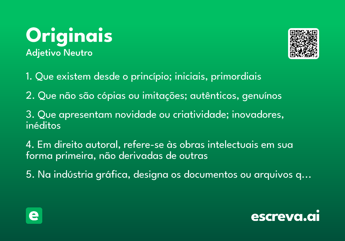 originais