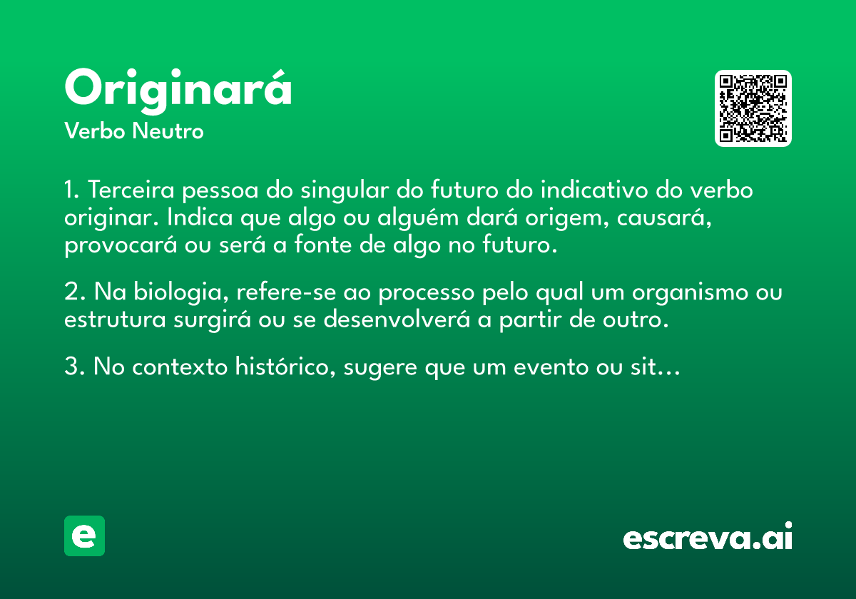 originará