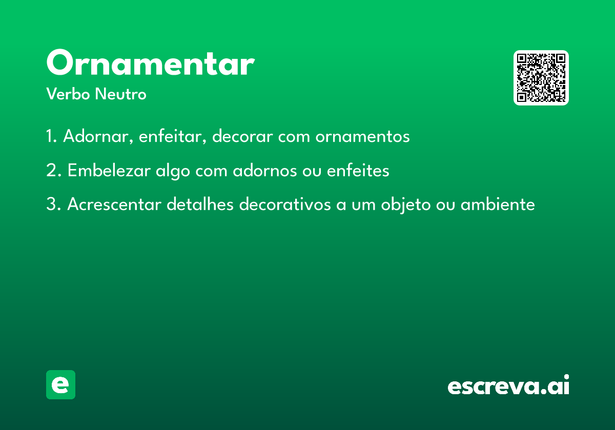 ornamentar