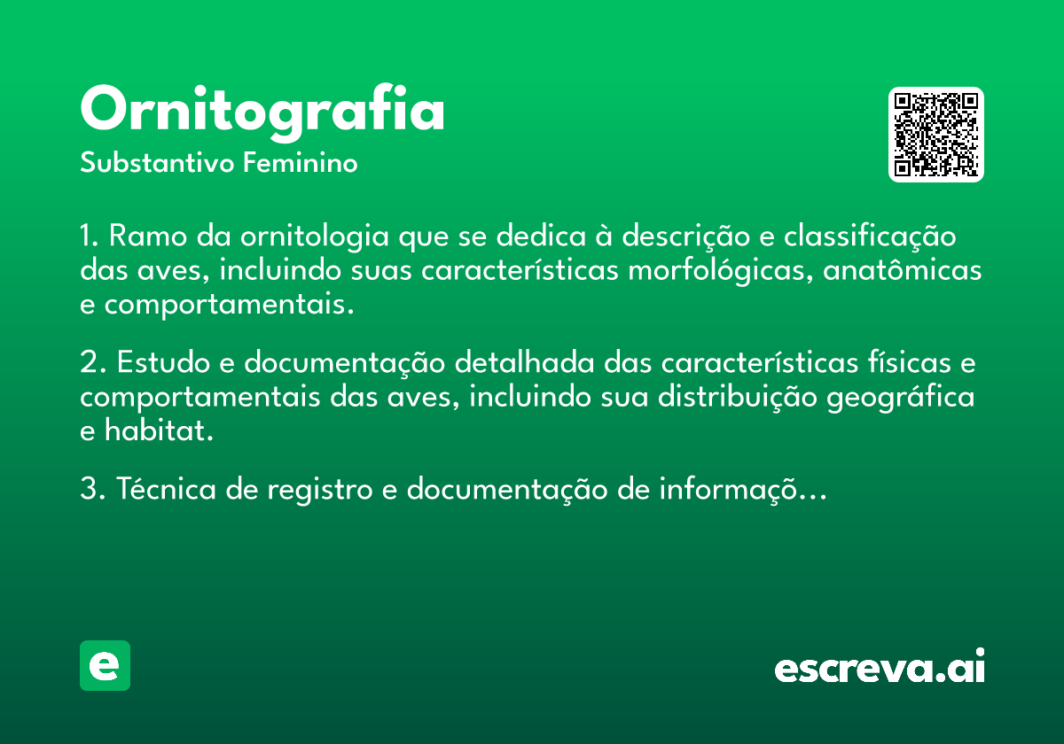 ornitografia