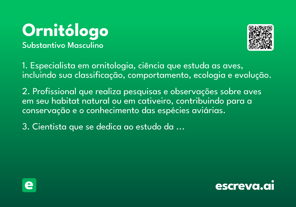 ornitólogo