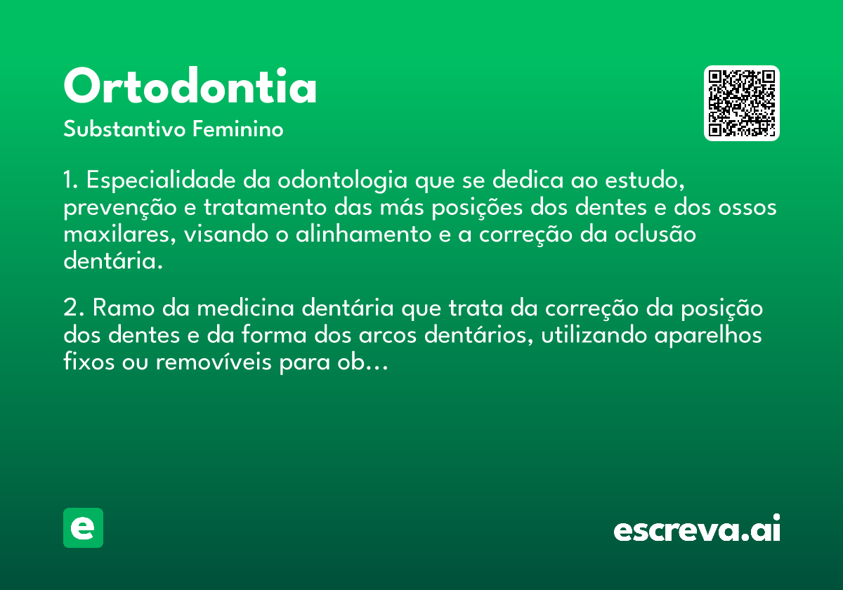 ortodontia