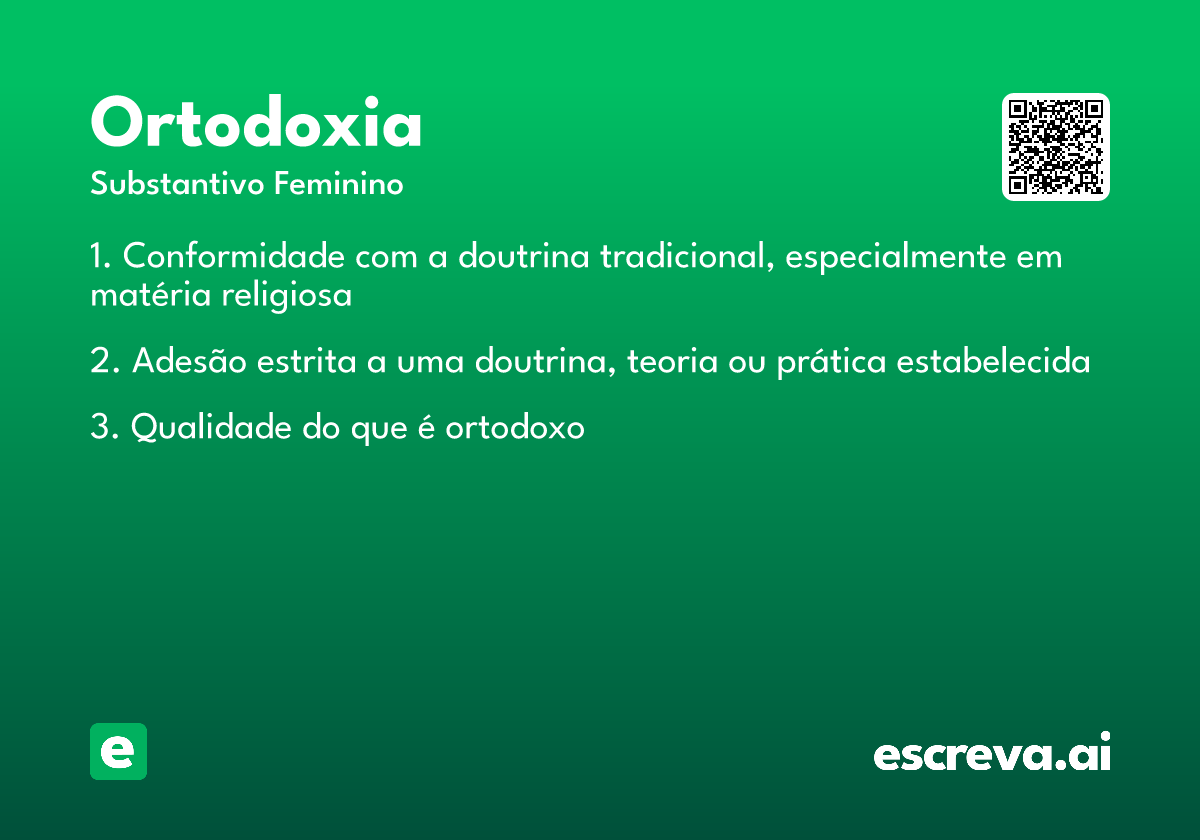 ortodoxia