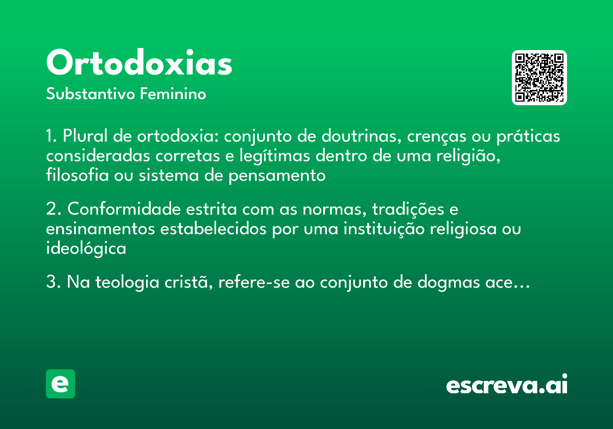 ortodoxias
