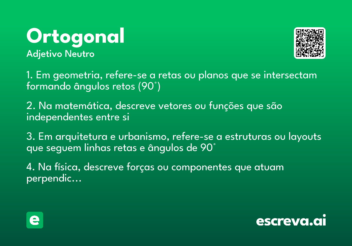 ortogonal