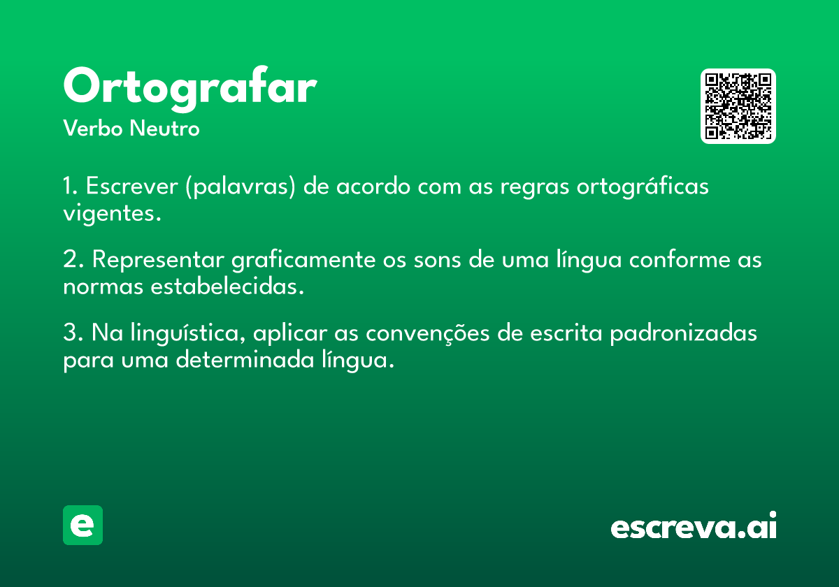 ortografar