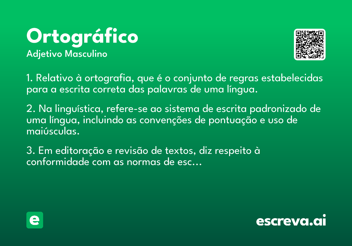 ortográfico