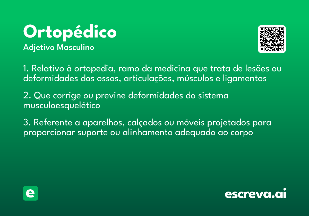 ortopédico