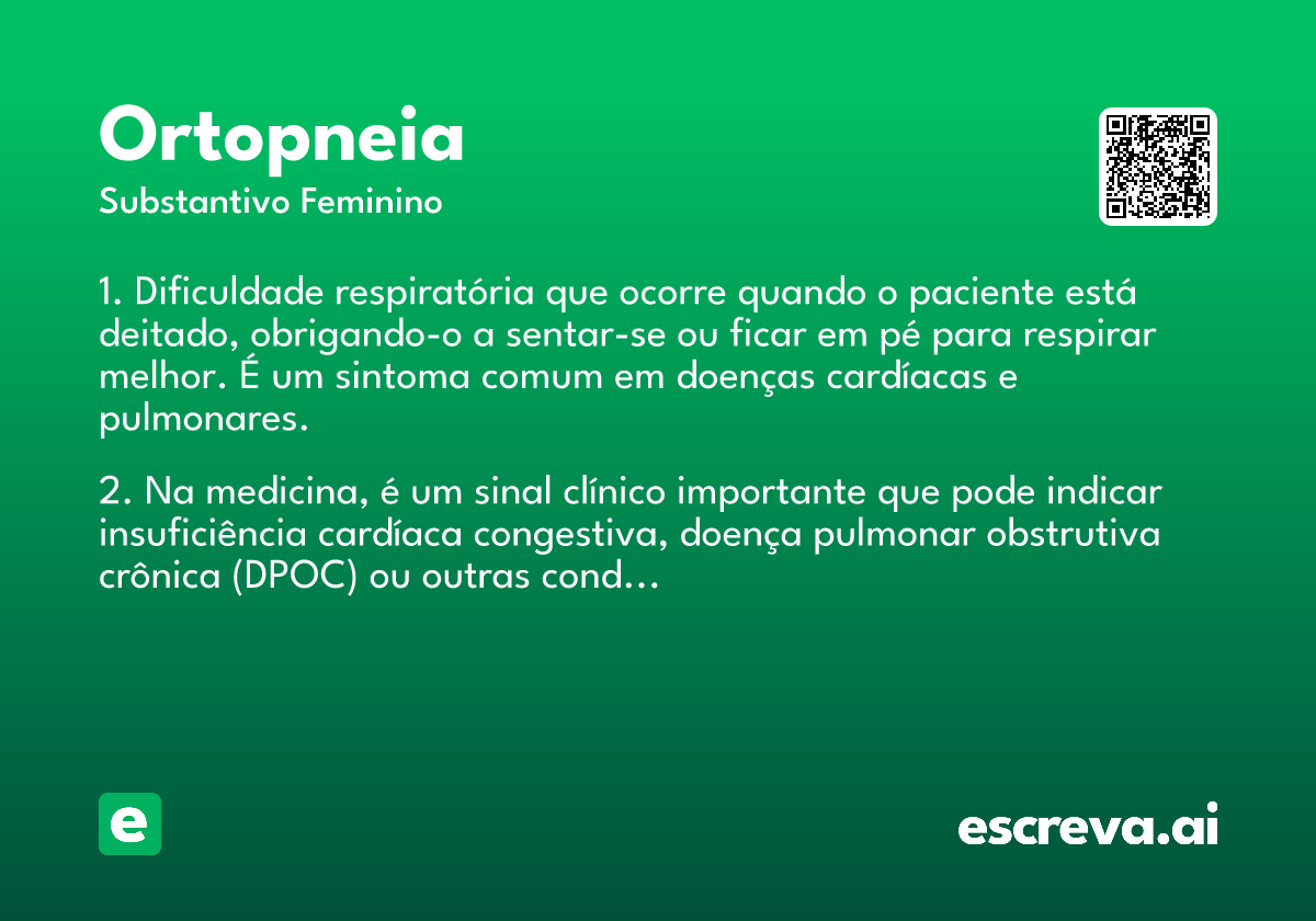 ortopneia