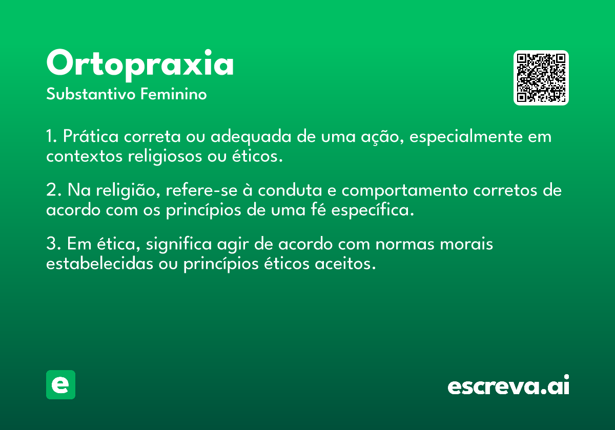 ortopraxia