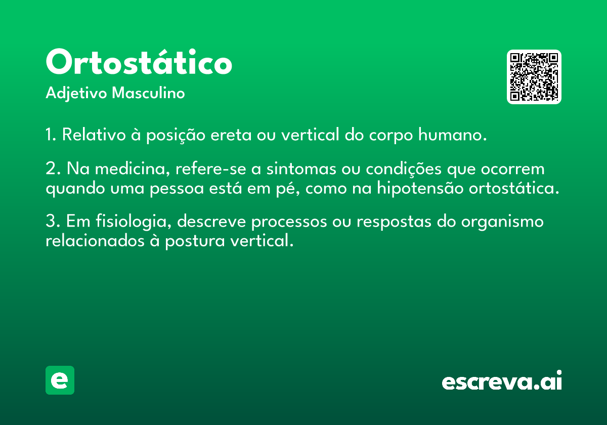 ortostático