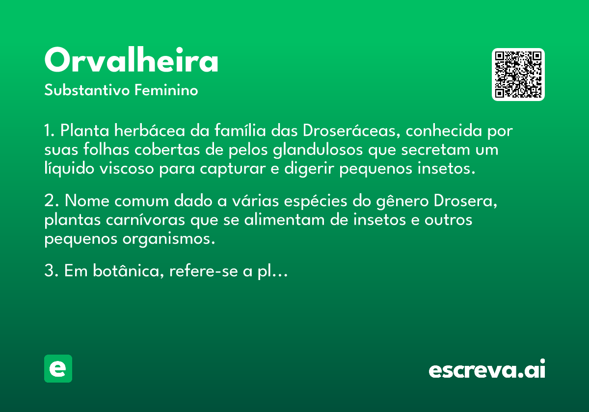 orvalheira