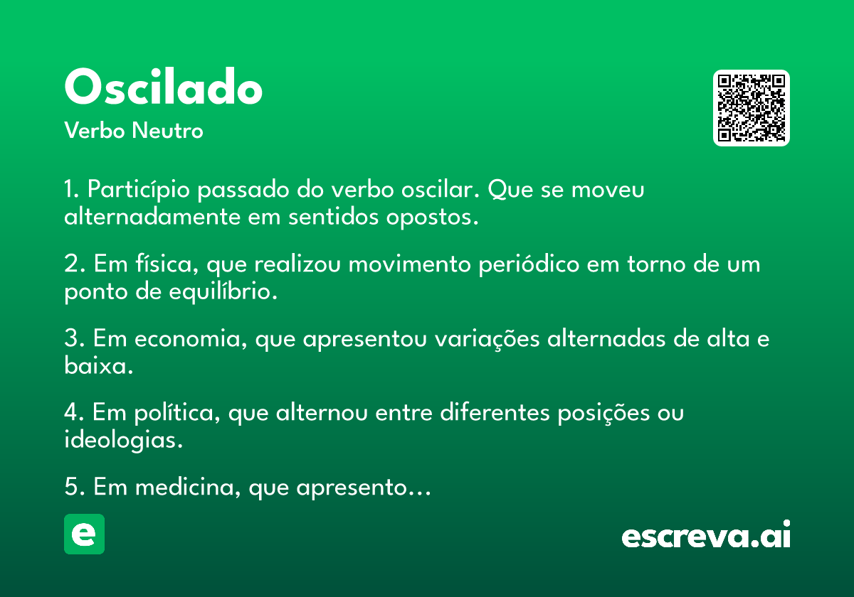 oscilado