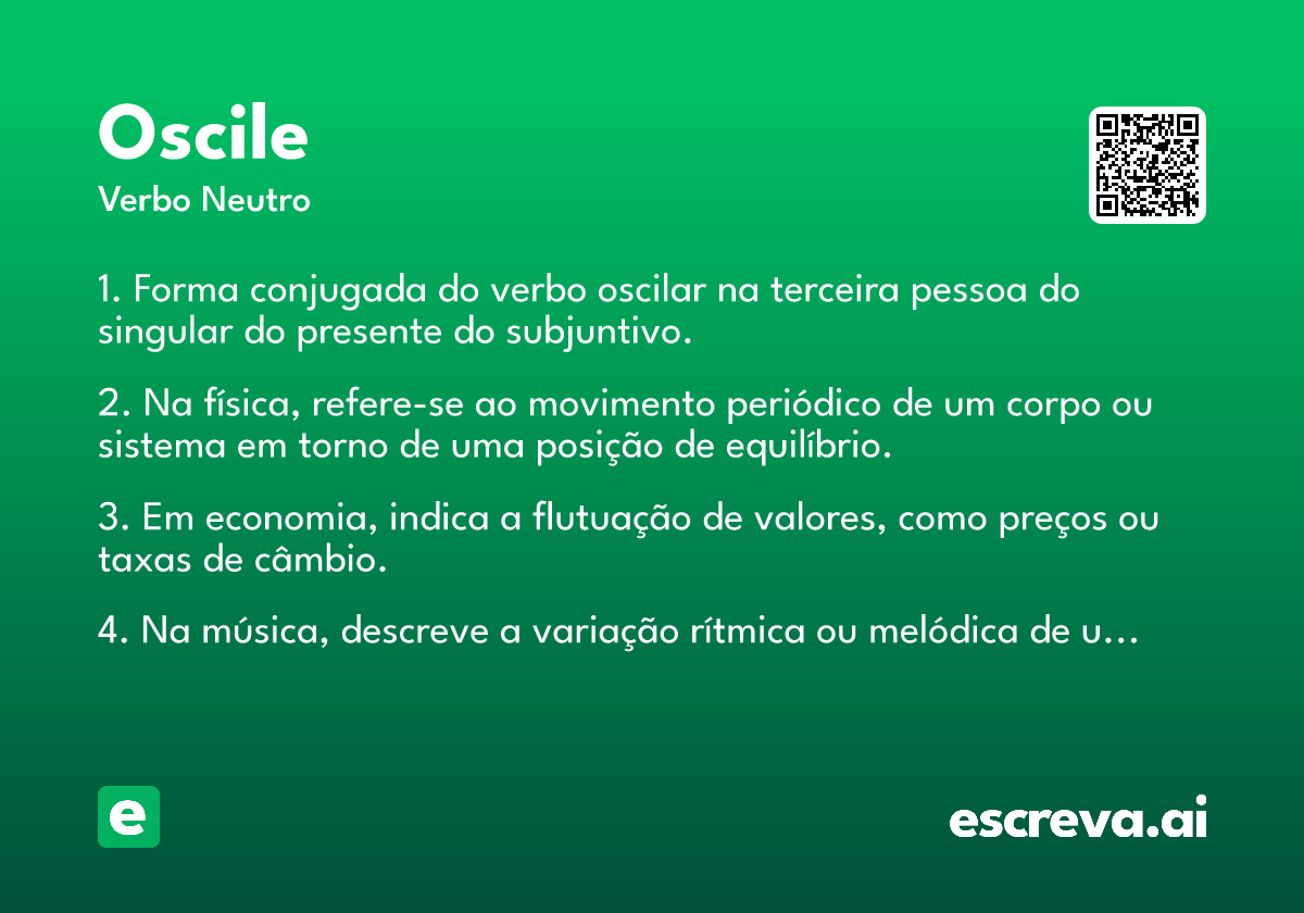 oscile