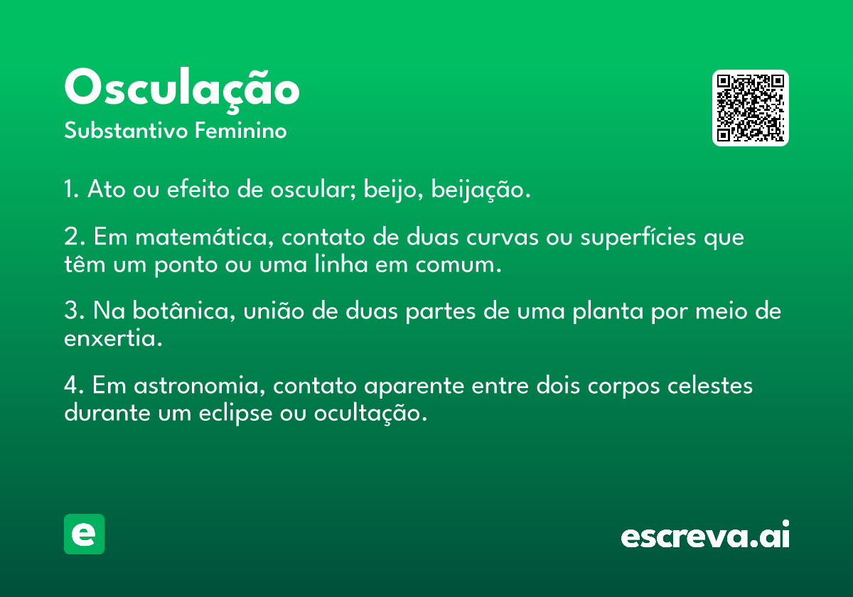 osculação