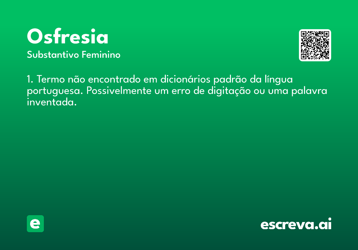 osfresia