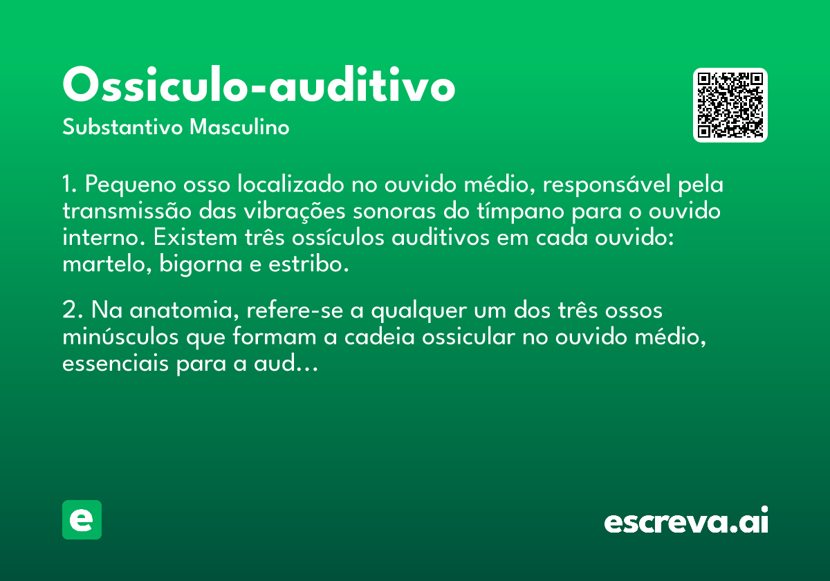 ossiculo-auditivo