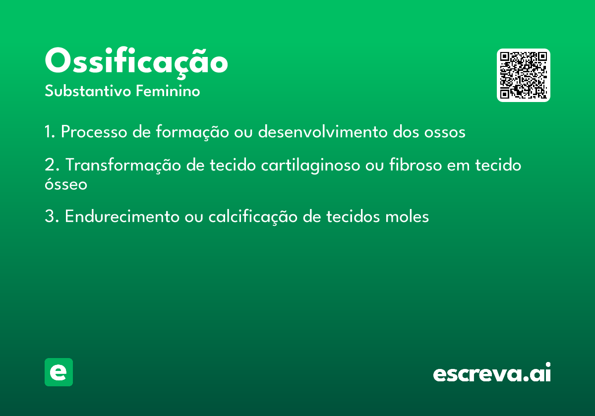 ossificação