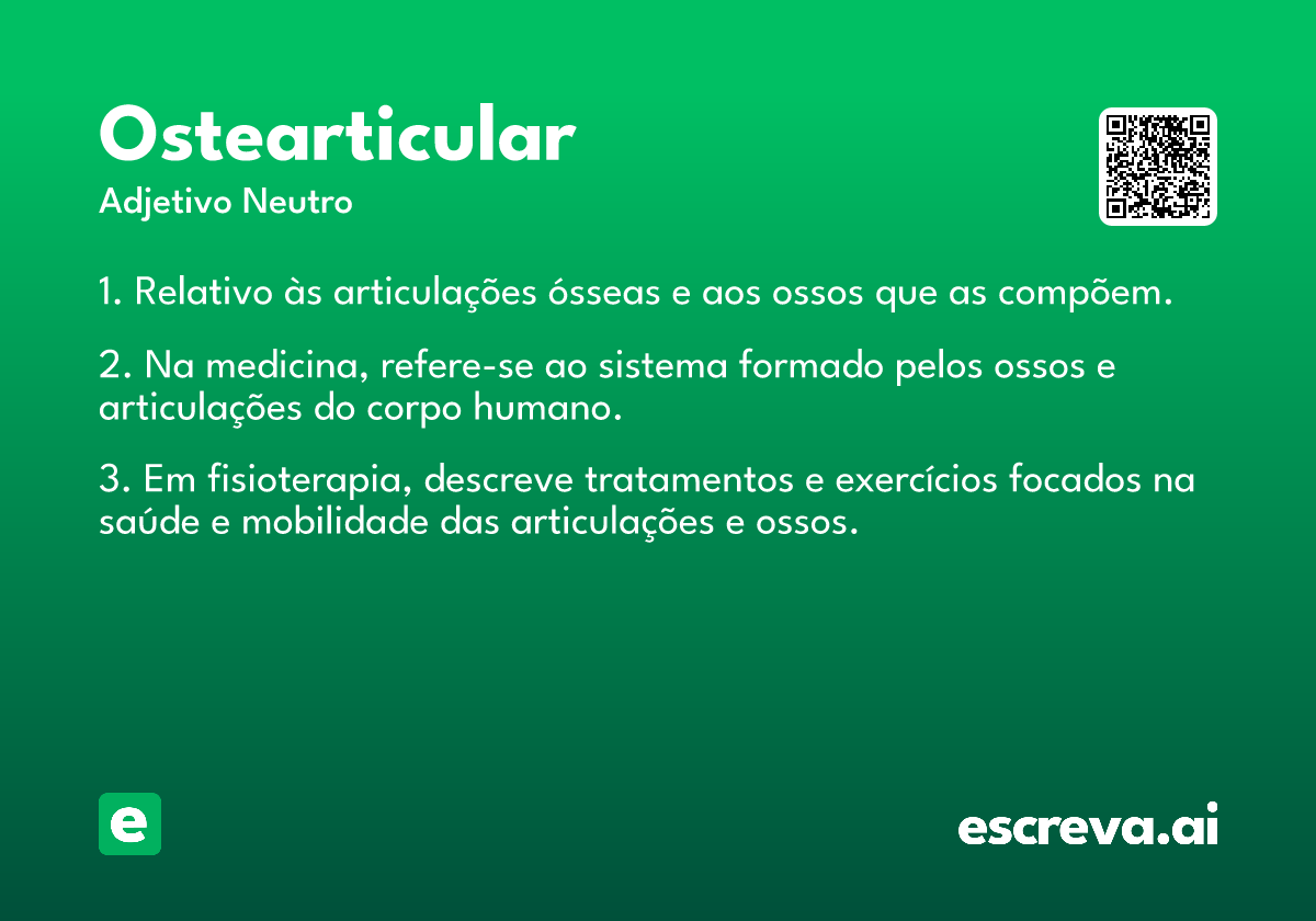 ostearticular