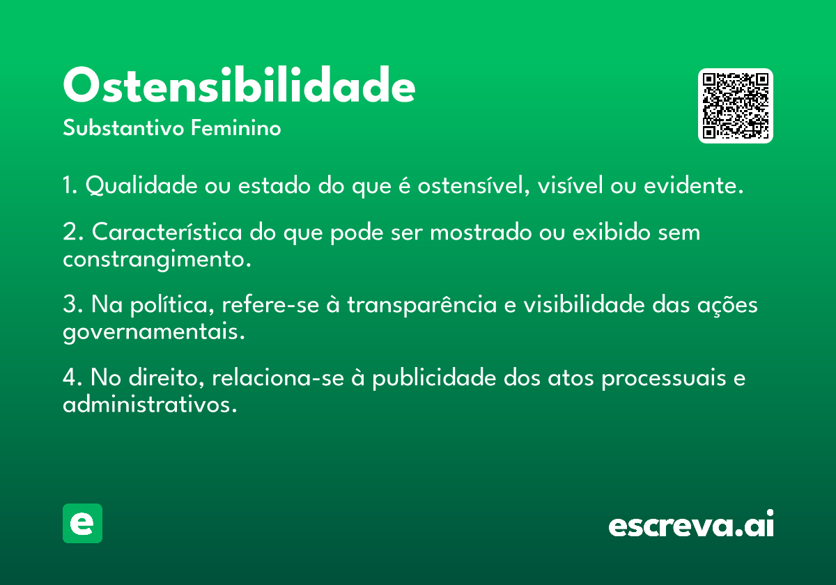 ostensibilidade