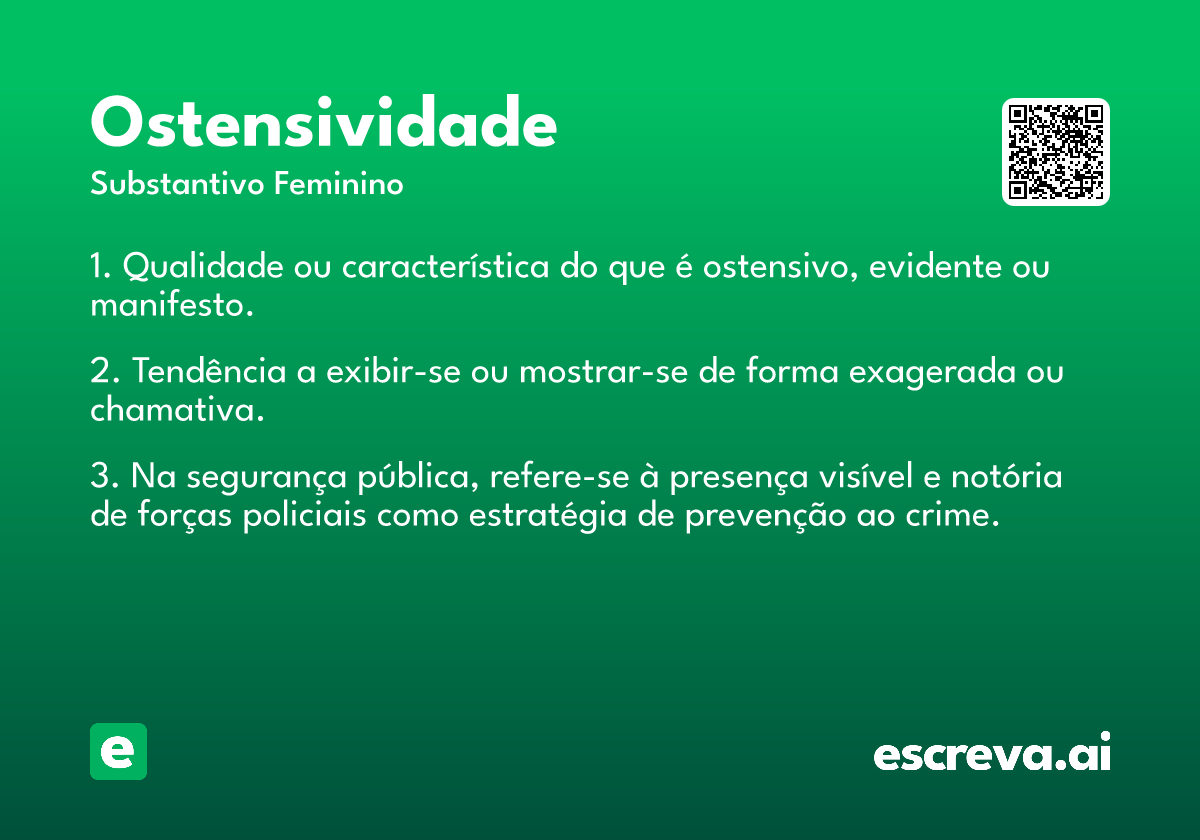 ostensividade