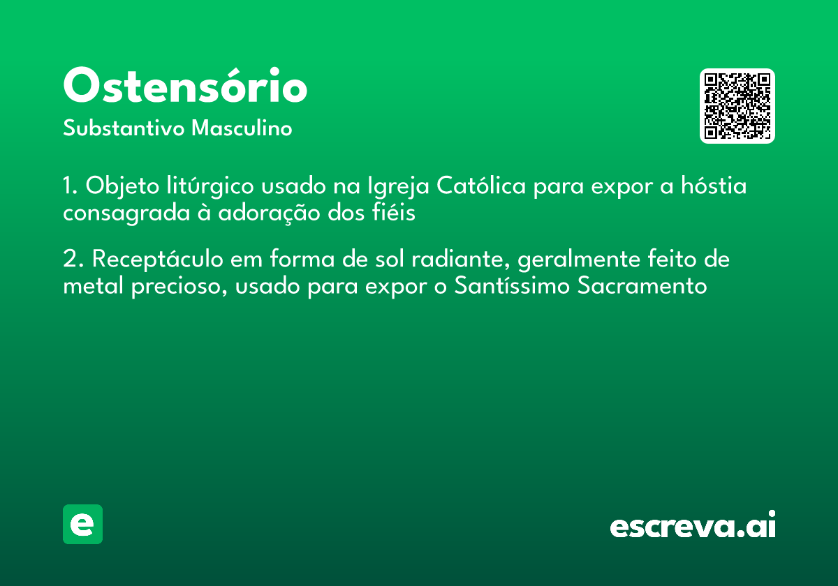 ostensório