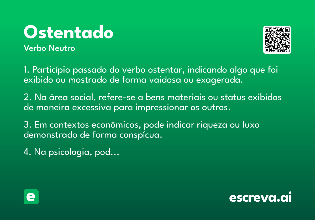 ostentado