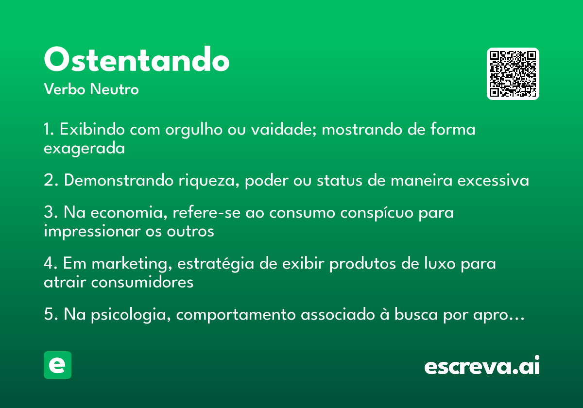 ostentando