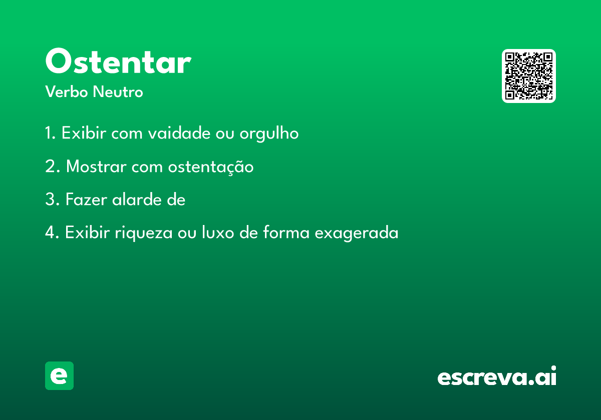 ostentar