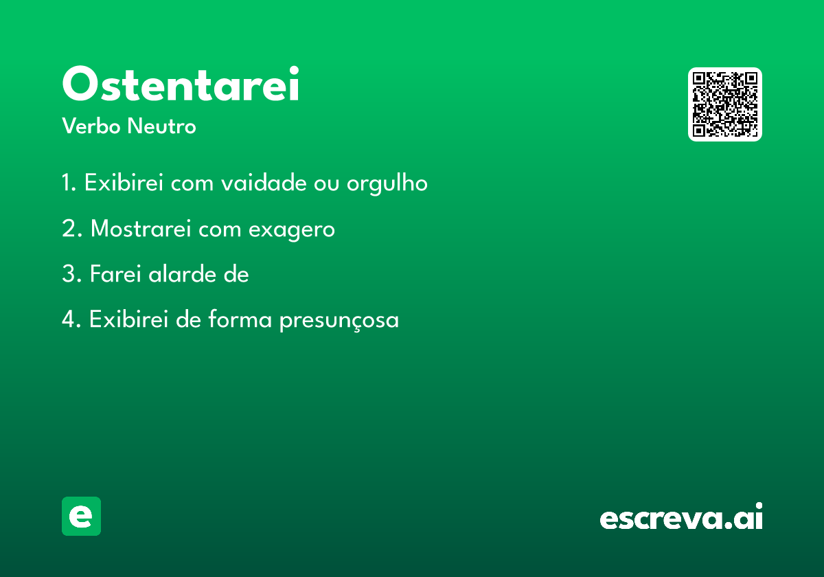 ostentarei